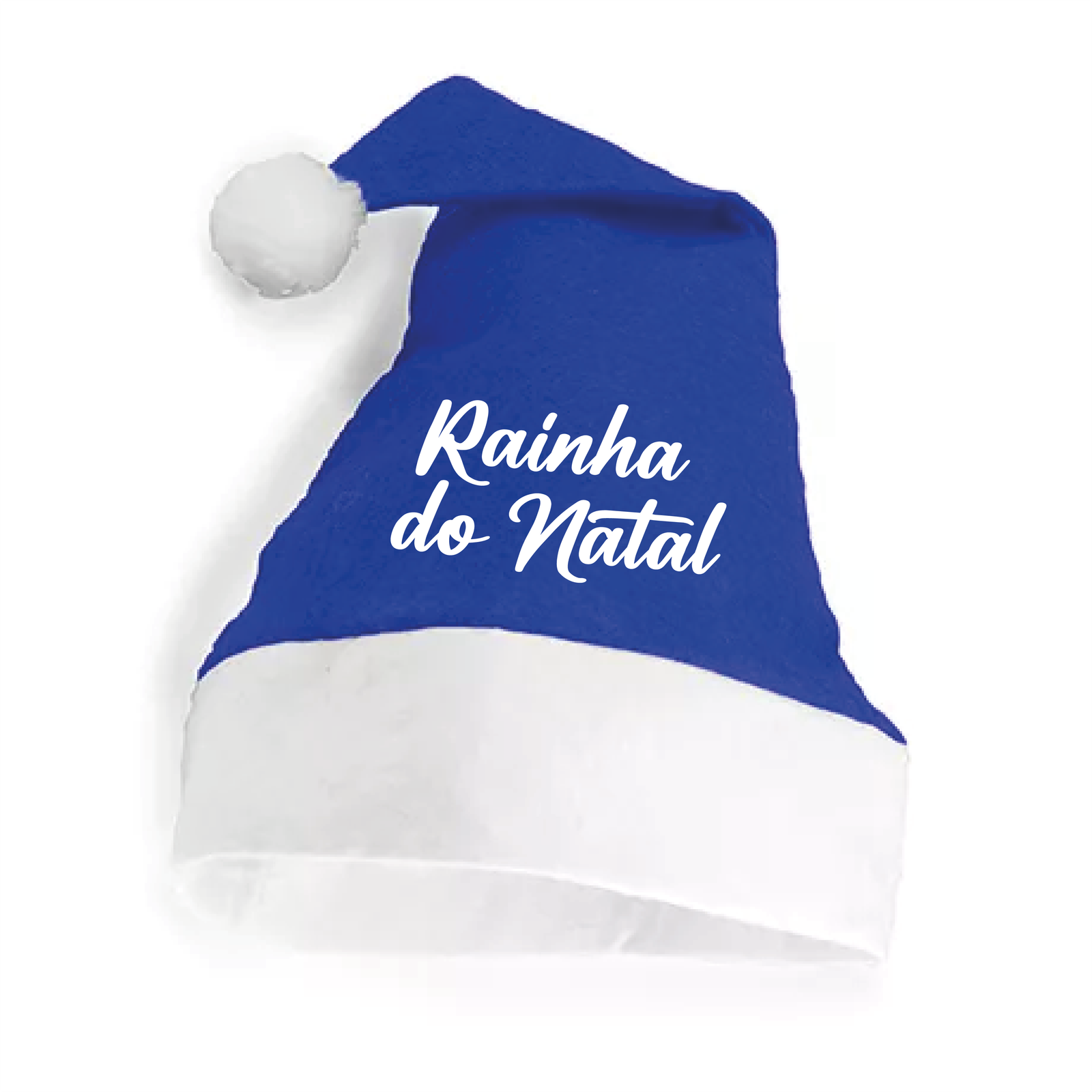 gorrodenatalcomfraseazul