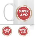 caneca branca super bock