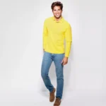 polo de manga comprida