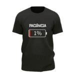 t-shirt 1% paciência